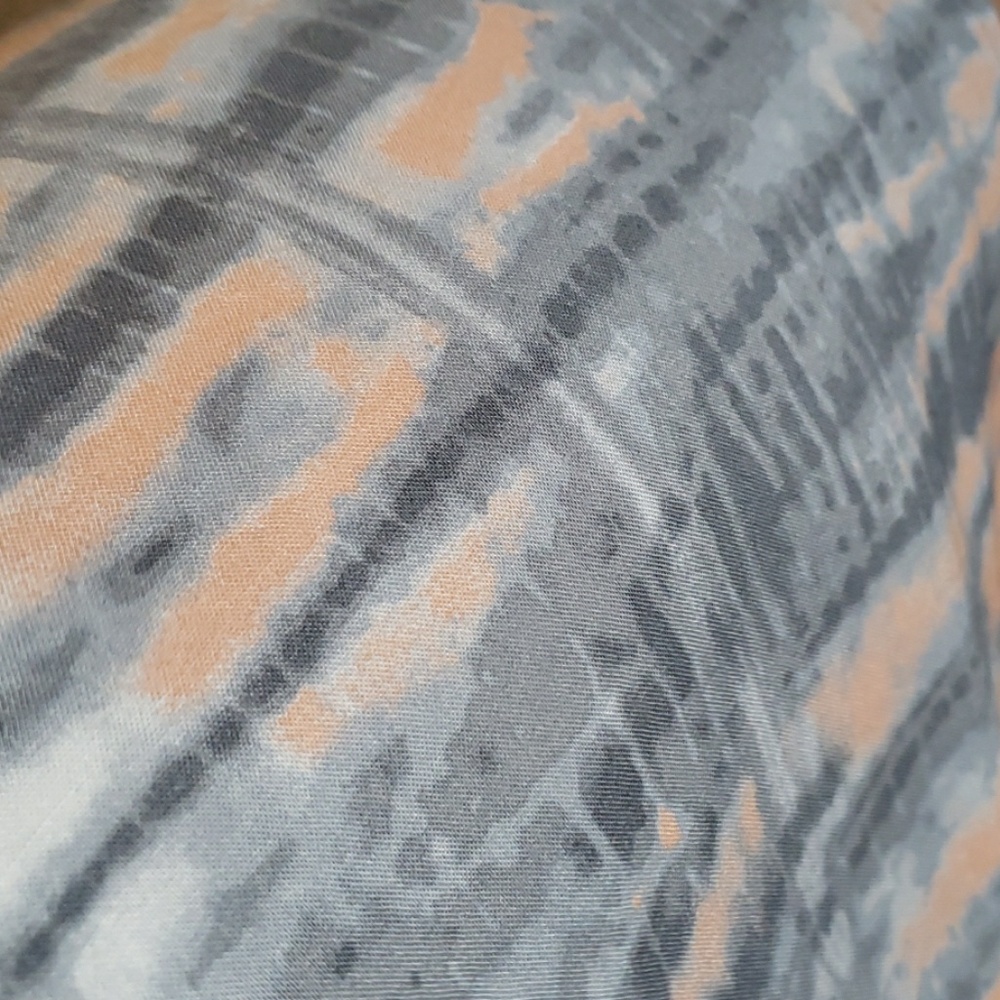 😻😻 S/M/ GREY CORAL TIE DYE FLOUNCE - Picture 6 of 7